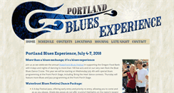 Desktop Screenshot of portlandbluesexperience.com